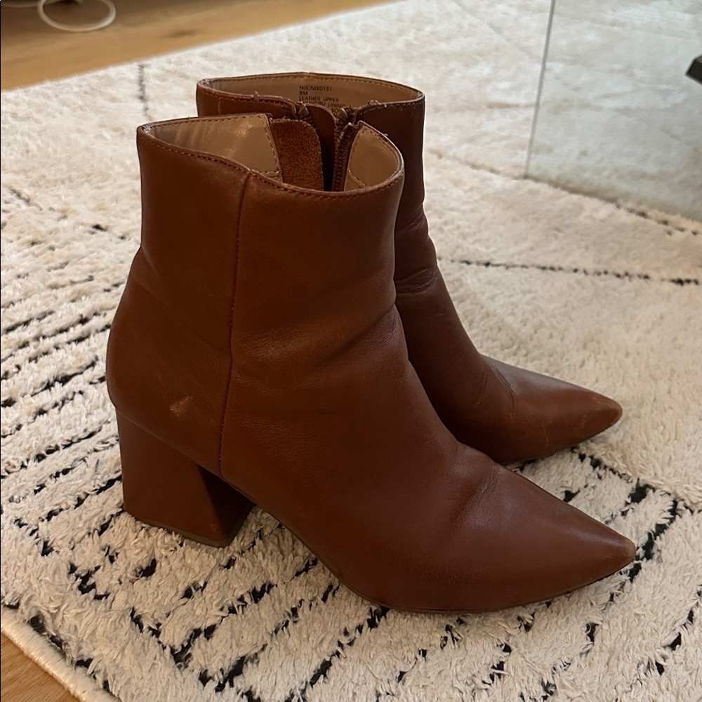 Steve Madden Leather Ankle Boots